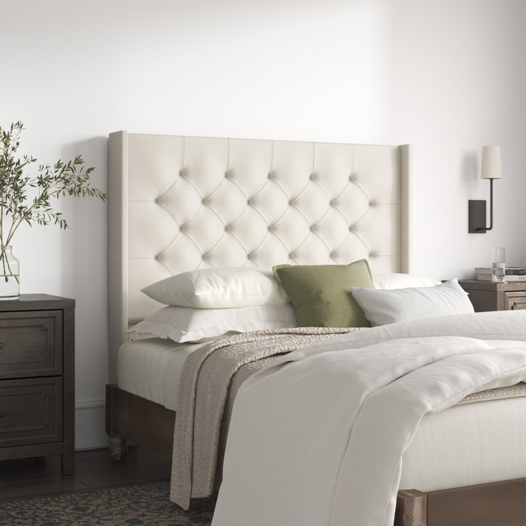 Greyleigh™ Sutton Wingback Upholstered Headboard & Reviews Wayfair
